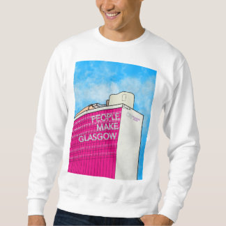 Pessoas fazem camisa Glasgow