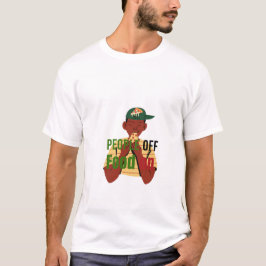 Pessoas fora, Comida dentro – Camiseta engraçada p