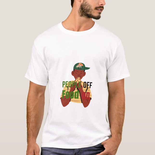 Pessoas fora, Comida dentro – Camiseta engraçada p (Frente)