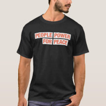 Pessoas Power for Peace Advocacy Teams T-Shirt Dar