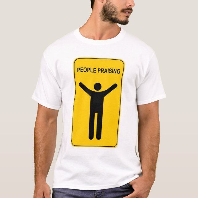 "Pessoas que elogiam" t-shirt (Frente)