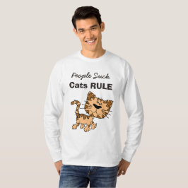 Pessoas Suck, Camisa De Regras De Gatos