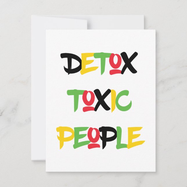 Pessoas Tóxicas de Detox (Frente)
