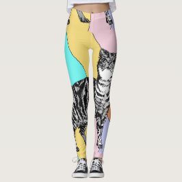 Pestel Harlequin Leggings de Gato Legal