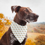 Pet Bandana de Fruta de Padrão de Laranjas<br><div class="desc">Pet Bandana com Padrão Laranja</div>