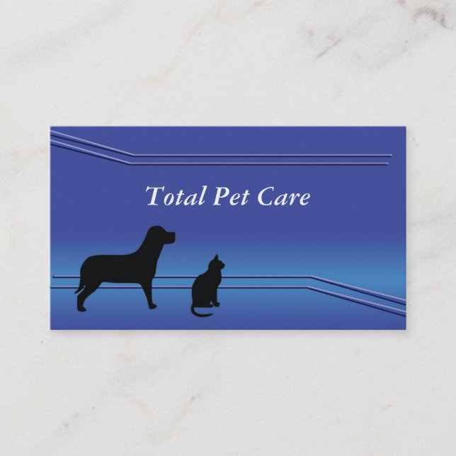 Pet Care, Cartão de visita (Frente)