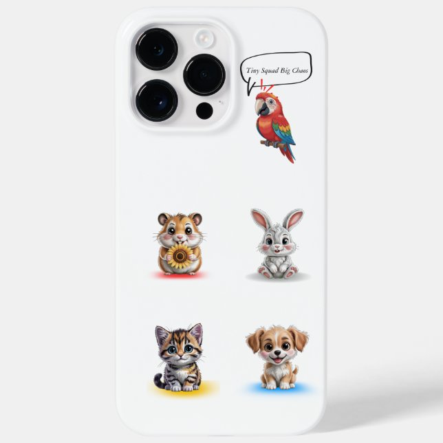 Pet Case Personalizado Adicionar Texto Engraçado A (Verso)