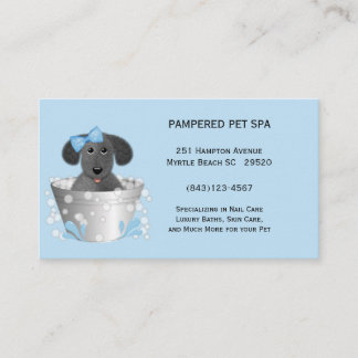 Pet Groomer Cartão de visita
