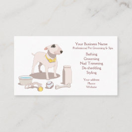 Pet Grooming Cartão de visita