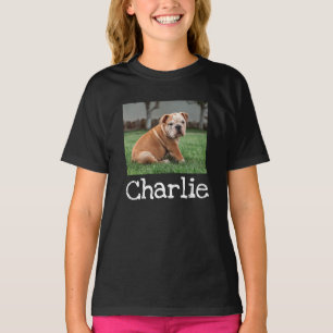 Pet Name Personalizado E Foto T-Shirt