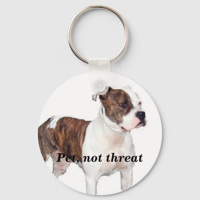 Pet, não chaveiro de ameaça (Frente)