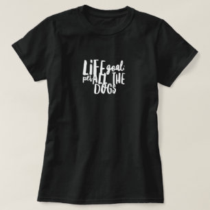 Pet o t-shirt básico de TODAS AS mulheres dos cã
