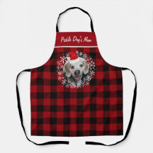 Pet Photo Buffalo Xadrez Santa Hat Natal