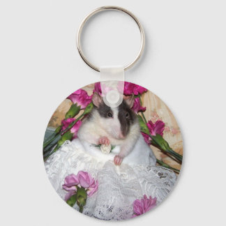Pet Rat Noiva Trudy Chaveiro