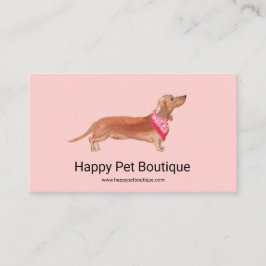 Pet Sentado, Cachorro Sentado, Cartões de visitas 