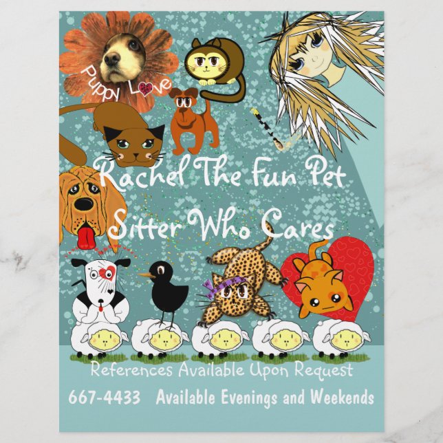 Pet Sitter Flyer (Frente)