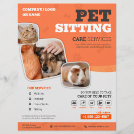 Pet Sitting Services Flyer