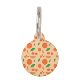Pet Tag Etiqueta de ID do cão Laranja