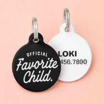 Filho Favorito Nome Personalizado Divertido Cachor