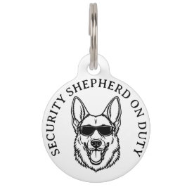 Pet Tag German Shepherd Security ID Tag