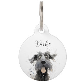 Pet Tag Giant Schnauzer IDTag de Cachorro