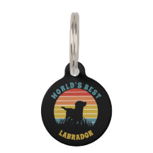 Labrador Retro Sunset Personalizado
