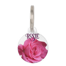 Nome de gato rosa rosa floral rosie personalizável