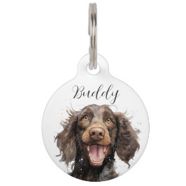 Pet Tag Placa de identificação do nome do American Water S