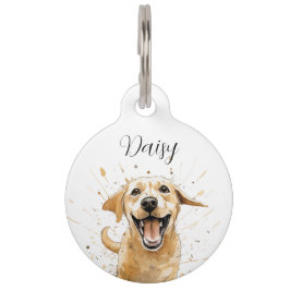 Pet Tag Placa de identificação Labrador
