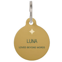 Placa de Identificação Personalizada para Animais,