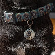 Pug Feliz na Praia personalizável