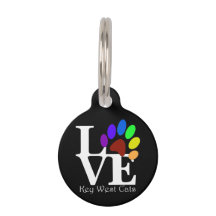 Chave de Personalização Etiqueta de Gato Ocidental