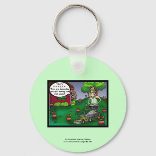 PETA & O Cartoon do Crabgrass Chaveiro Divertido