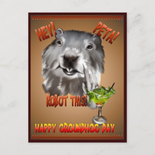 PETA! Robô Isso! Cartão Postal