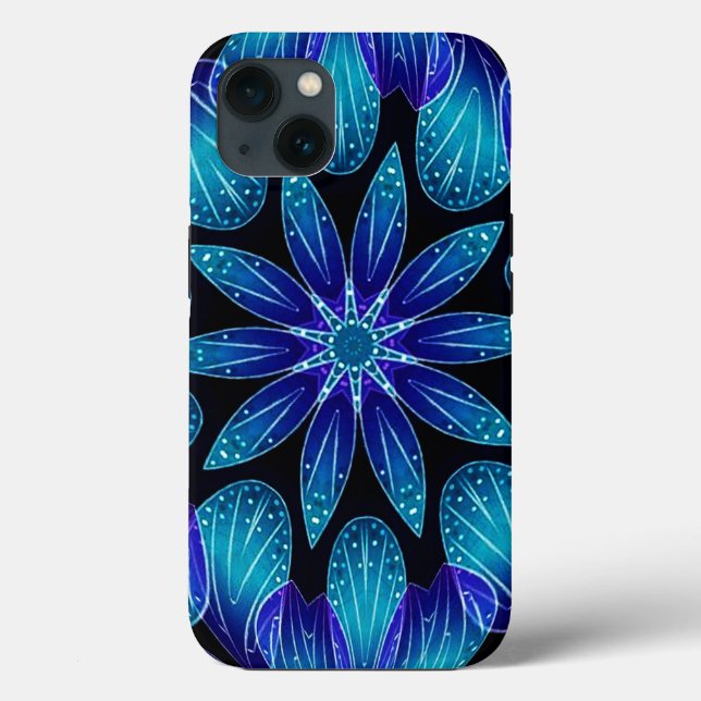 Petais Azul e Teal Mandala (Verso)
