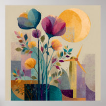 Petais de vento - Poster Solarpunk