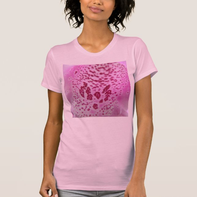 Petal Damas Rosa T Camisa (Frente)