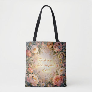 Pétalas de Amor: Bolsa Tote Jardim da Memória