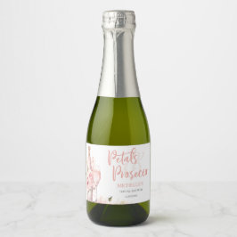 Pétalas de Boho Cor-de-Rosa e Prosecco Floral