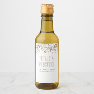 Pétalas e Prosecco Chá de Bebê de Flores Silvestre