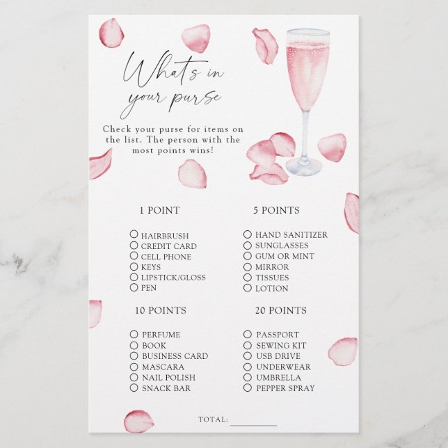 Pétalas e Prosecco - Qual é o jogo da sua bolsa (Frente)