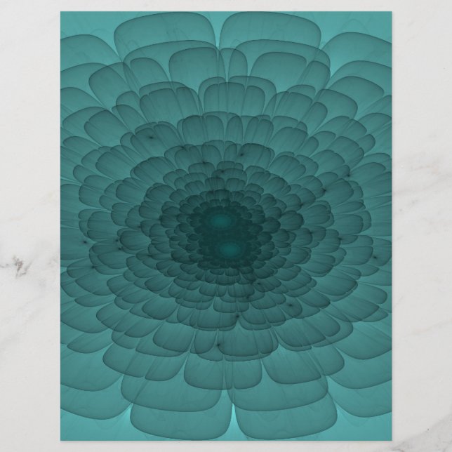 Pétalas em Teal (Frente)