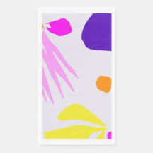 Pétalas no papel de guardanapo de ar