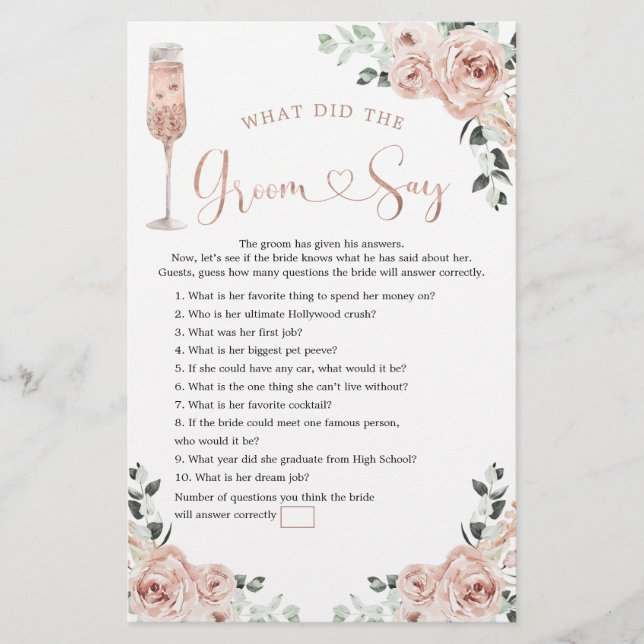 Pétalas Rosa cor-de-rosa e Jogo Prosecco (Frente)