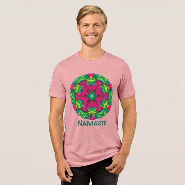 Petals Namaste Kaleidoscope T-shirt (Frente Completa)