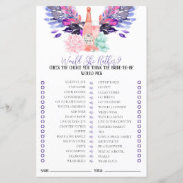 Petals & Prosecco Bridal Game Ela Preferencialment
