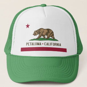 Petaluma: Bandeira do boné de Califórnia