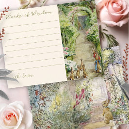 Peter, as palavras Chás de fraldas do Coelho da Sa