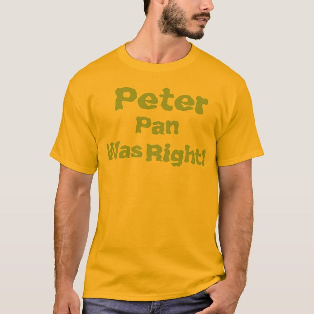 Peter Pan era t-shirt direito (Frente)