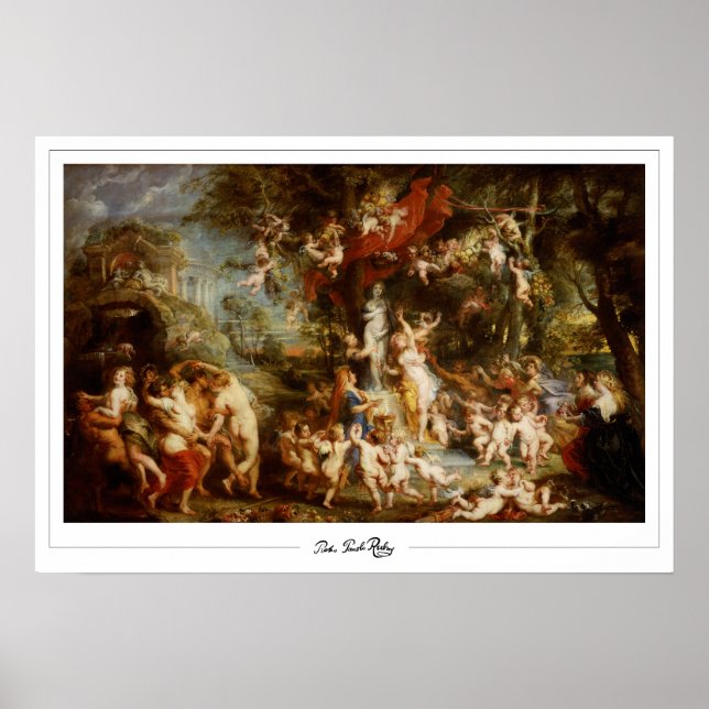 Peter Paul Rubens Zedign Art Poster nº 3 (Frente)